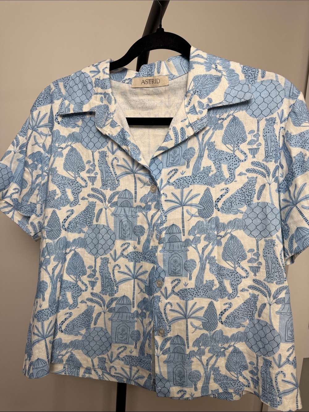 ASTRID Leopard Wild Safari Print Two Pc